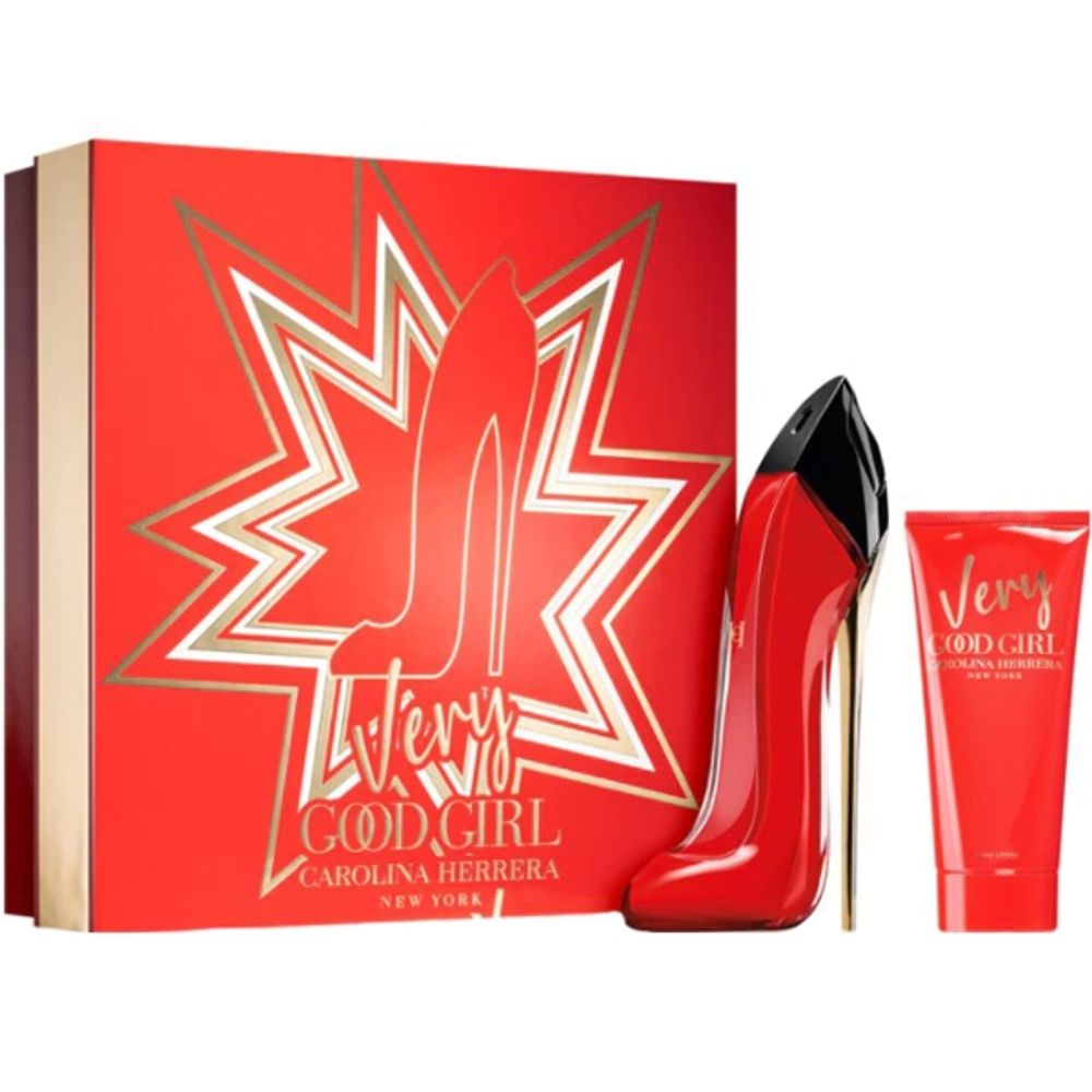 Kit Carolina Herrera Very Good Girl Eau de Parfum Feminino 80ml + BL 100ml  - essentialparfums